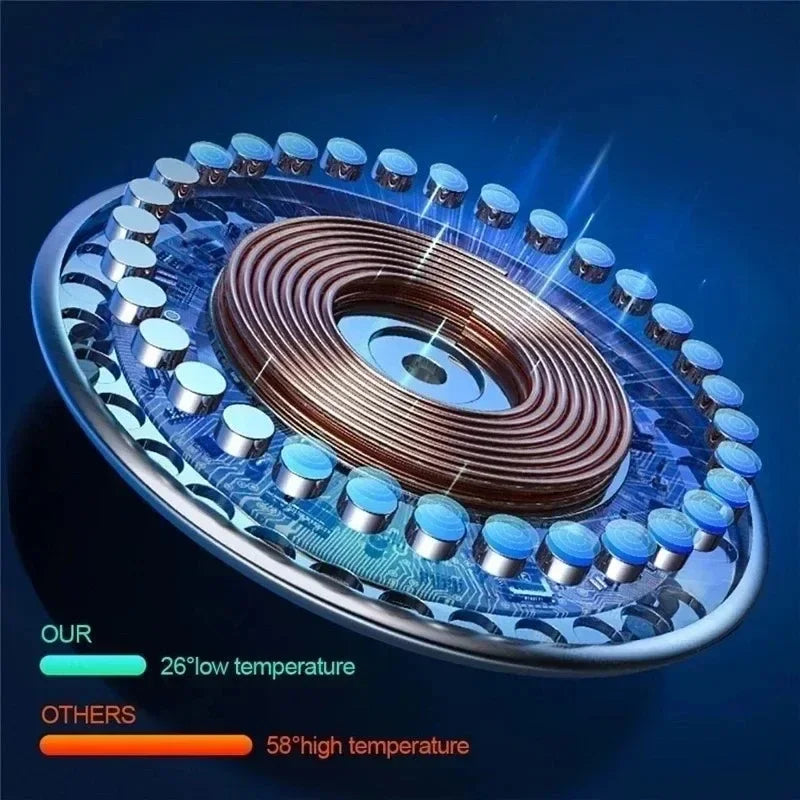 30W Magnetic Wireless Charger Pad for iPhone 16 15 14 13 12 11 Pro Max Mini Desktop Chargers USB A PD Magnet Fast Charging Stand
