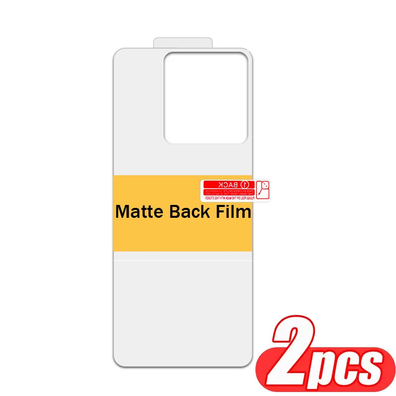 2PCS Matte Hydrogel Film for Realme GT 7 Pro Racing Screen Protector for Realme Neo 7 SE 7SE 7X Front and Back Protective Film