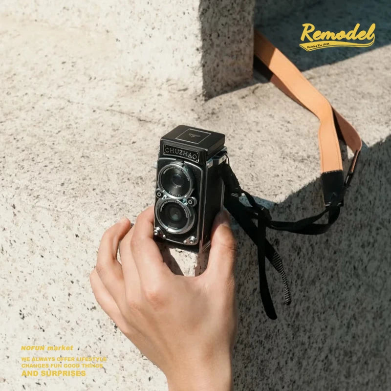 CCD Retro Camera Dual Reflex Photoes Video Small Mini Camera Recording With Manual Joystick Amateur Customized Accessory Gifts